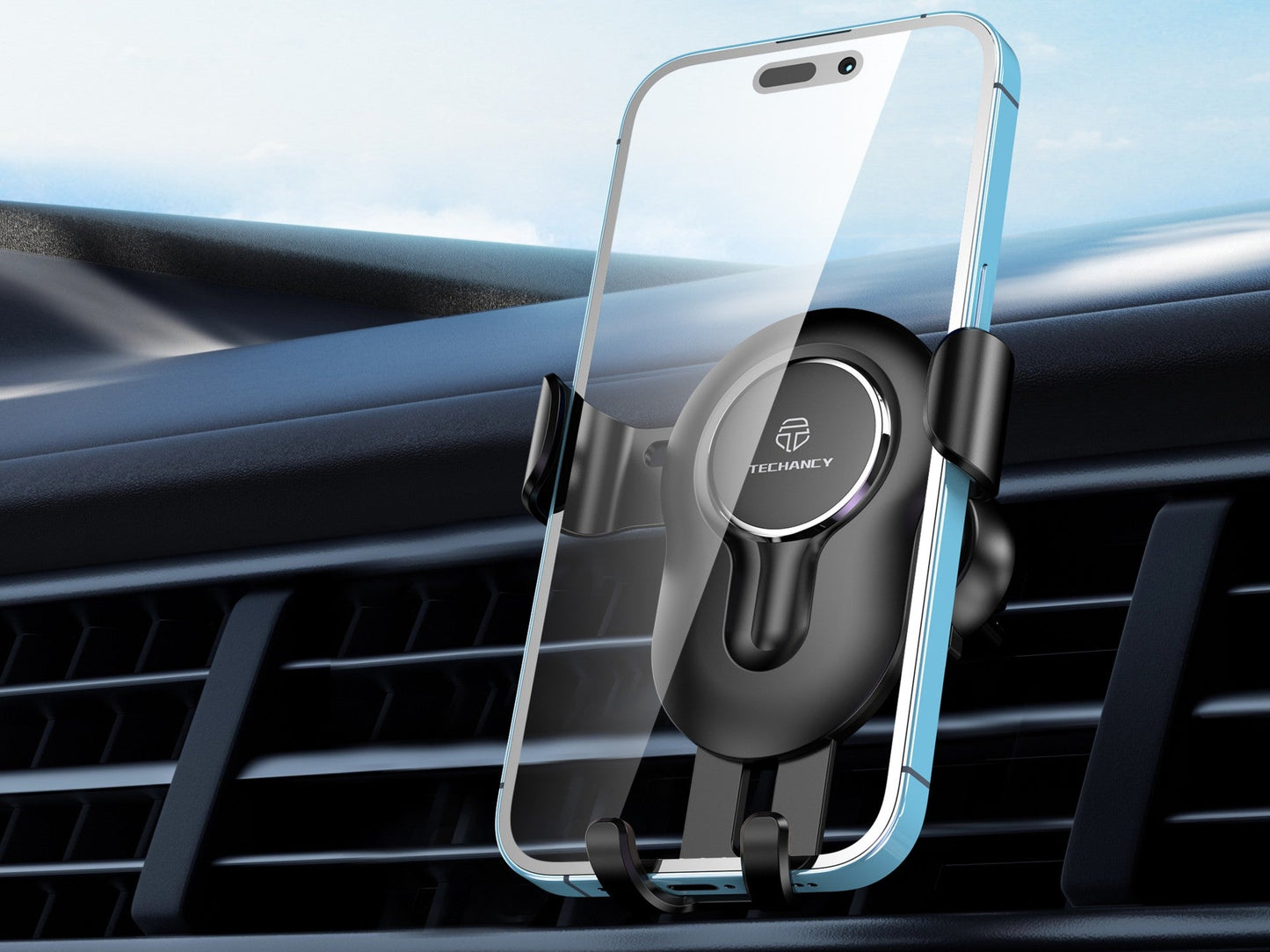 Techancy Suporte De Telemóvel Para Automóvel TI2319,Auto Grip Suporte